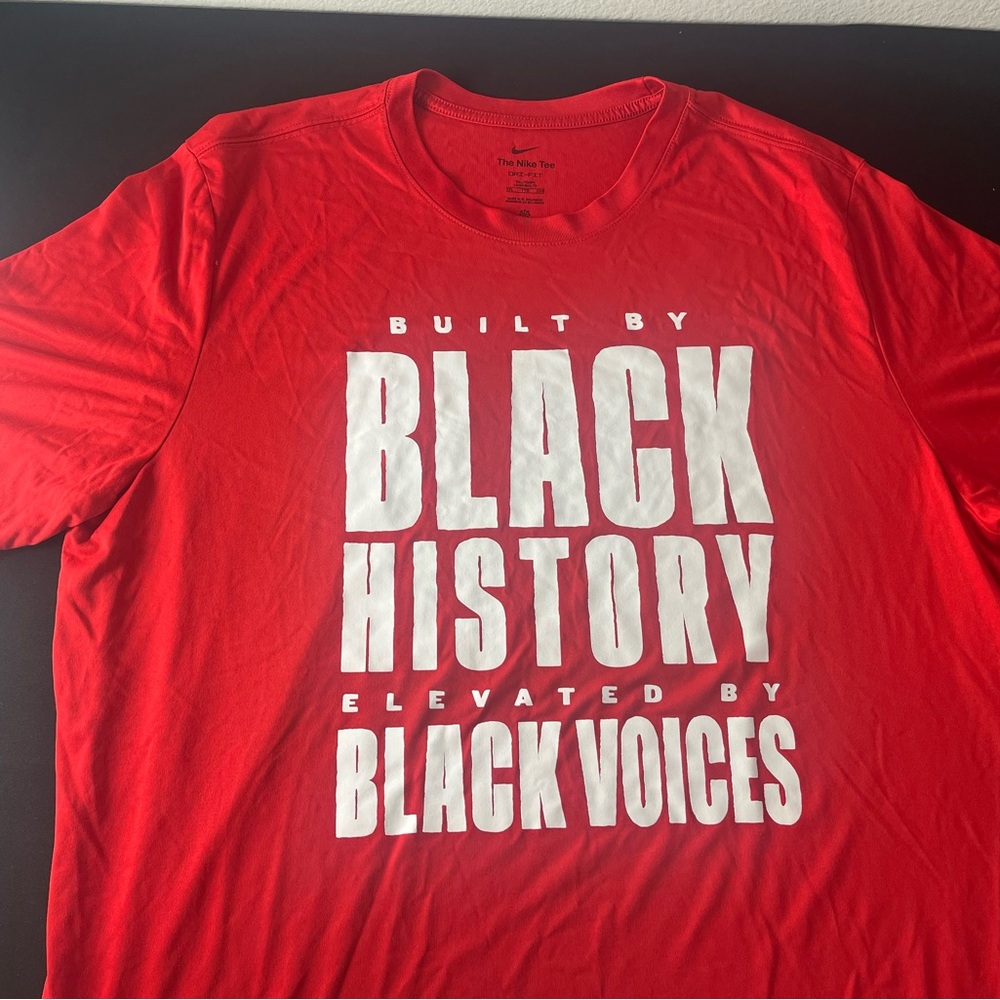 Nike Houston Rockets Dry Fit Long Sleeve T-Shirt Built By Black History Men's